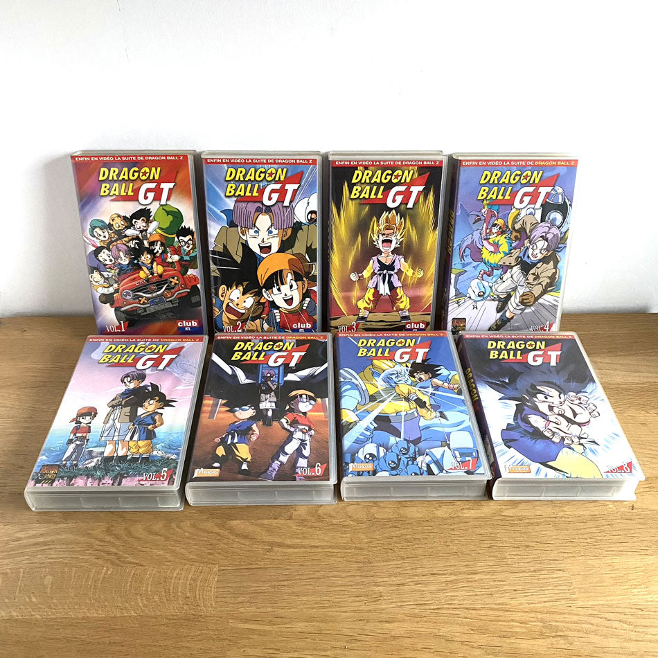 VHS Dragon Ball GT Volume 1-8