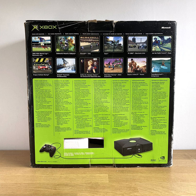Console Xbox OG Sega GT 2002 + JSRF Pack