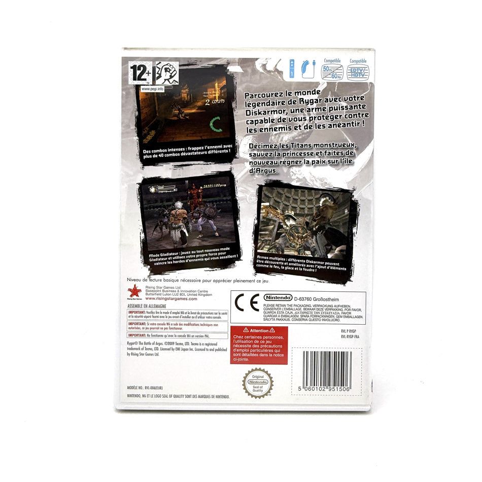 Rygar The Battle Of Argus Nintendo Wii