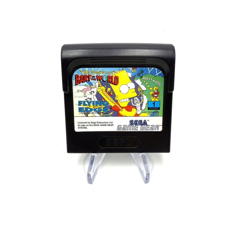 The Simpsons Bart VS The World Sega Game Gear