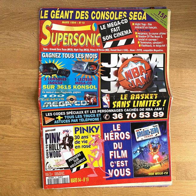 Magazine SuperSonic Numéro 19 Mars 1994