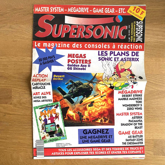 Magazine SuperSonic Numéro 1 Mai-Juin 1992