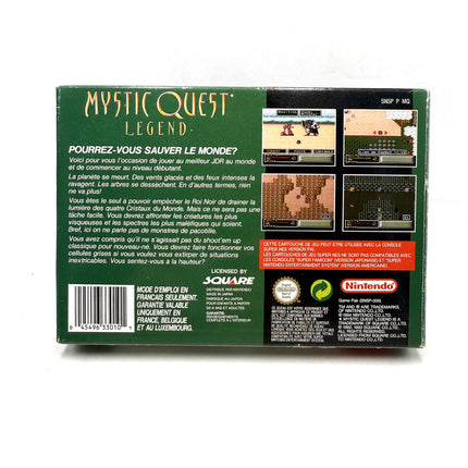 Mystic Quest Legend Super Nintendo