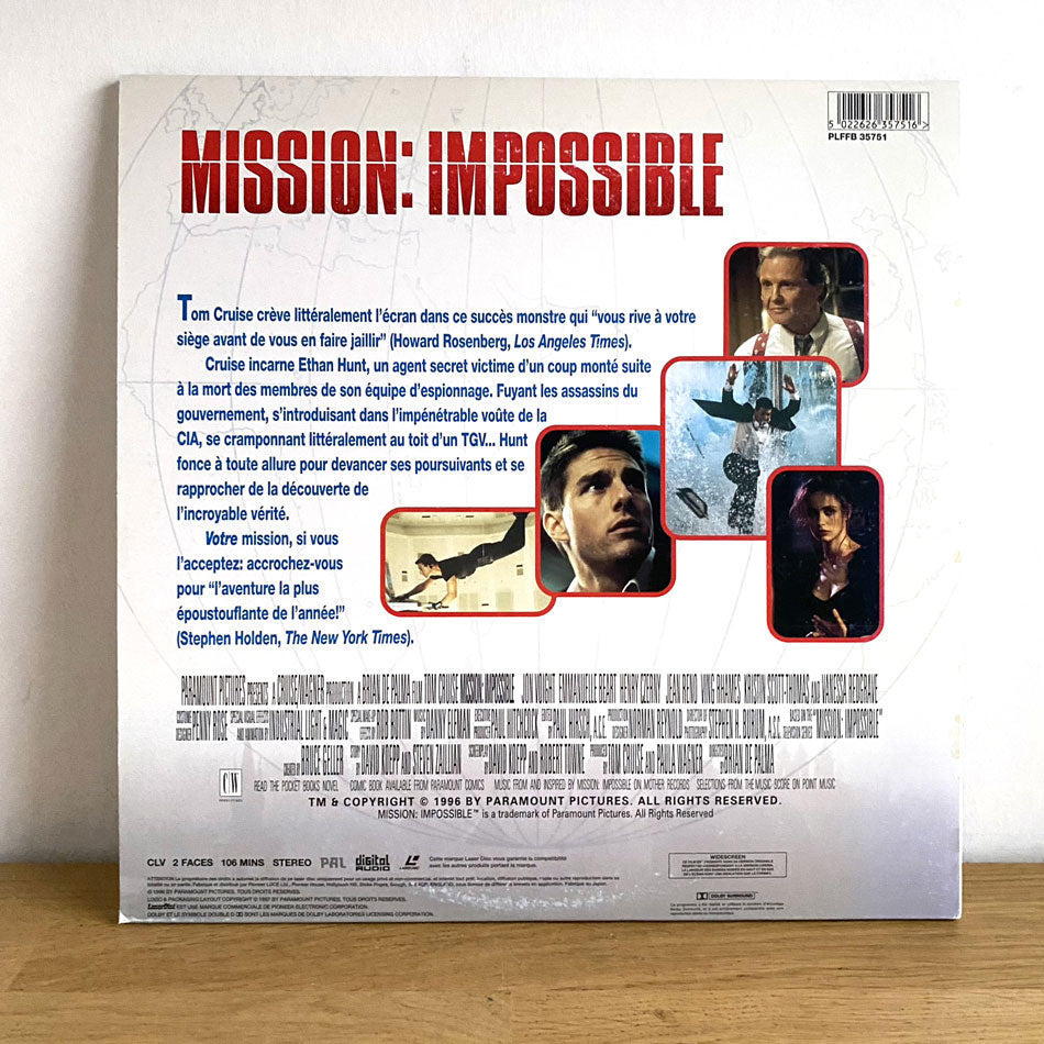 LaserDisc Mission Impossible