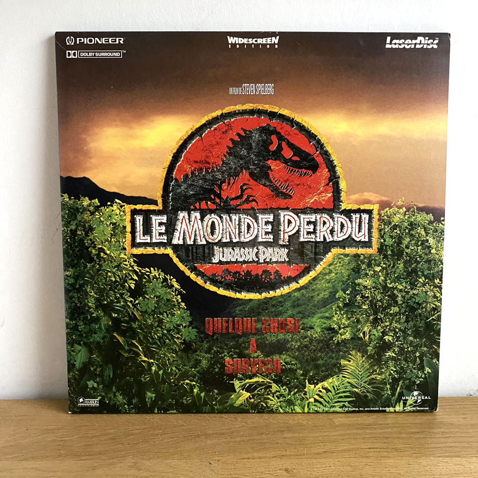 LaserDisc Le Monde Perdu Jurassic Park