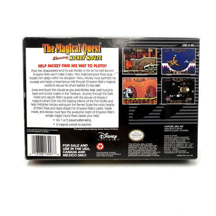 The Magical Quest Starring Mickey Mouse Super Nintendo (US)