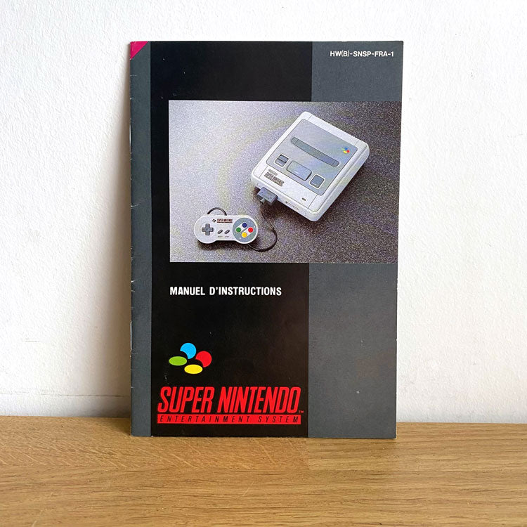 Notice Console Super Nintendo SNES