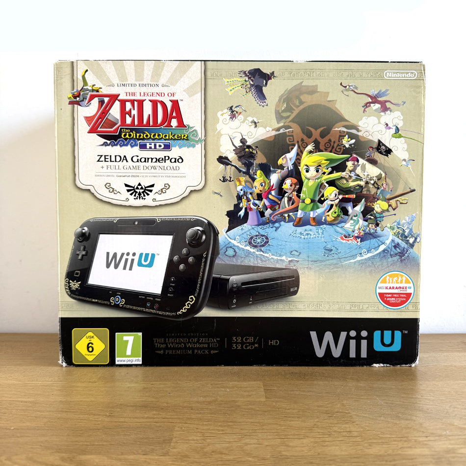 Console Nintendo Wii U The Legend Of Zelda Windwaker HD Premium Pack 32 Go Limited Edition