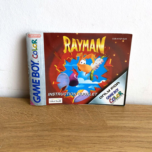 Notice Rayman Nintendo Game Boy Color