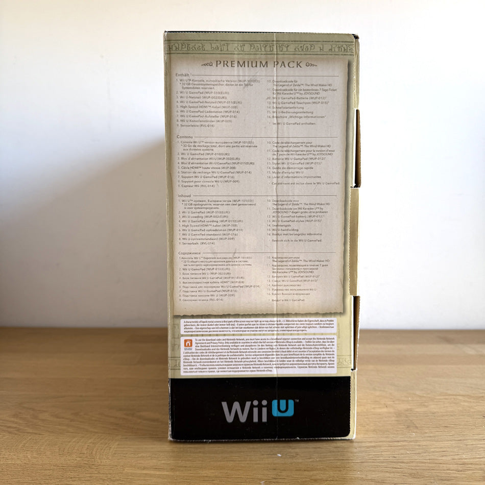 Console Nintendo Wii U The Legend Of Zelda Windwaker HD Premium Pack 32 Go Limited Edition