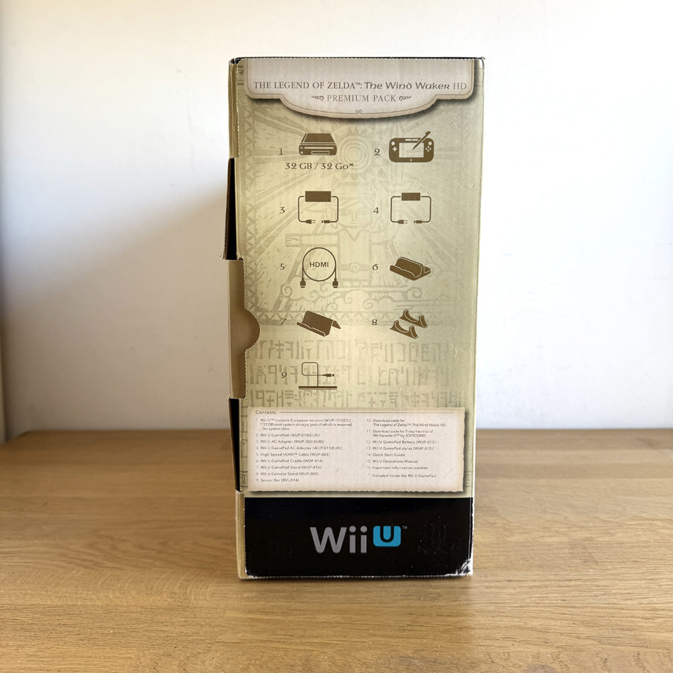 Console Nintendo Wii U The Legend Of Zelda Windwaker HD Premium Pack 32 Go Limited Edition