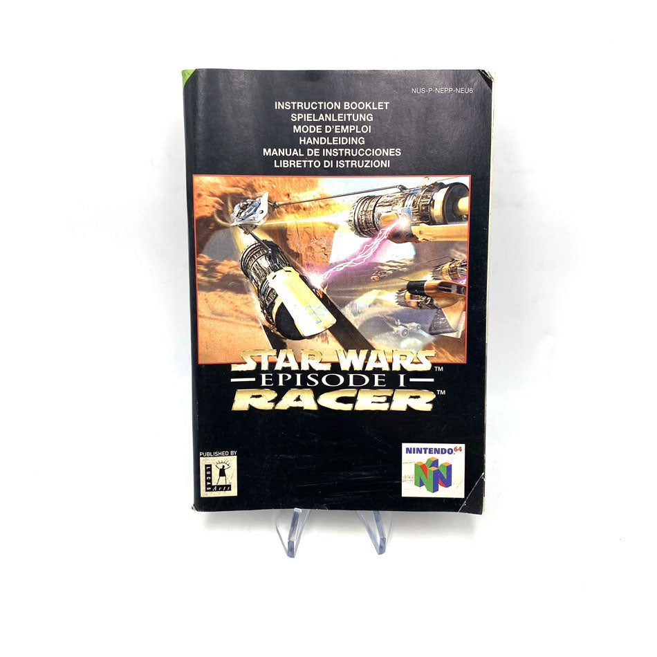 Notice Star Wars Racer Episode 1 Nintendo 64