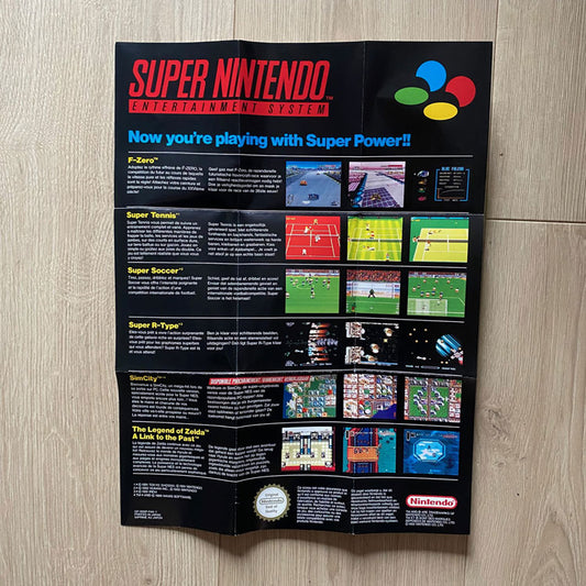 Notice Poster Super Nintendo