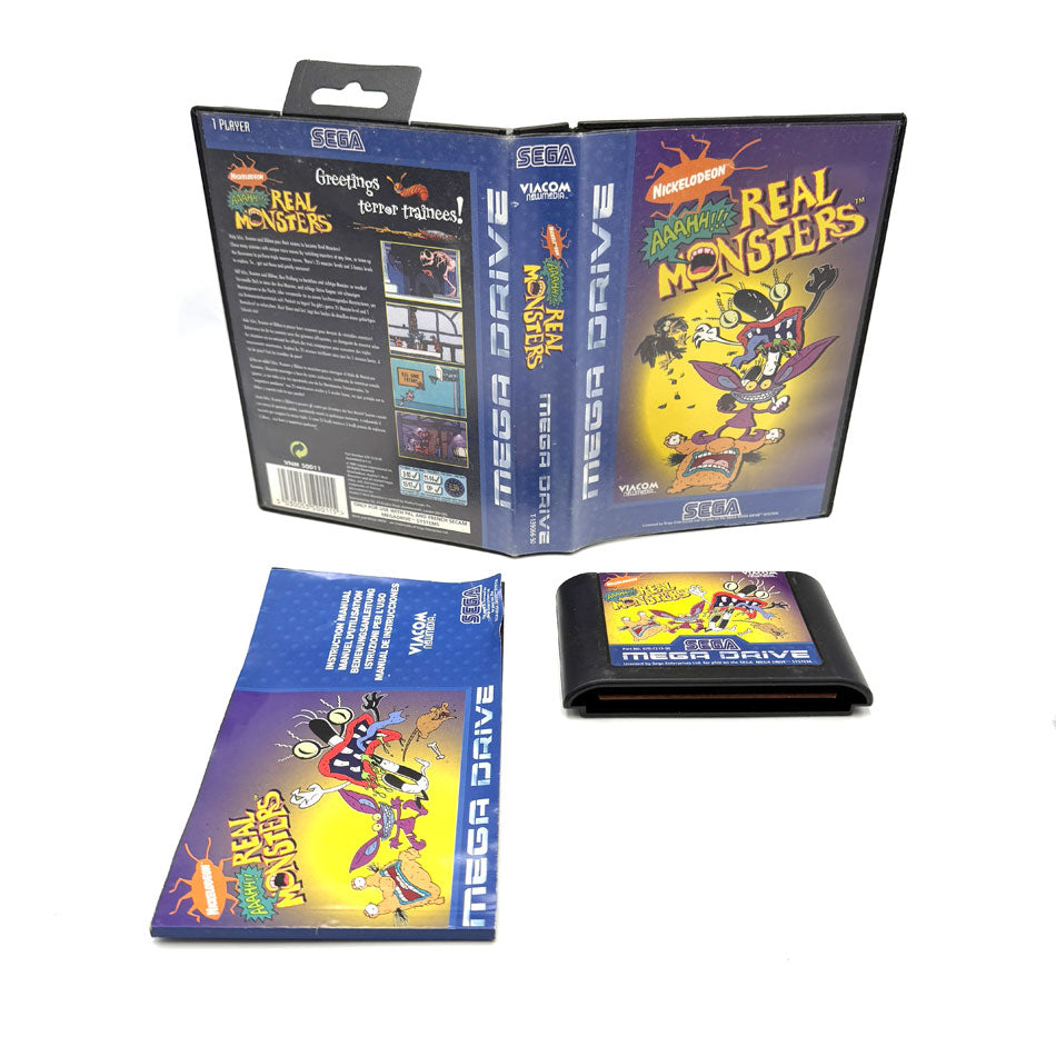 Nickelodeon AAAHH!!! Real Monsters Sega Megadrive