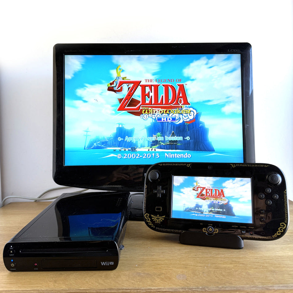 Console Nintendo Wii U The Legend Of Zelda Windwaker HD Premium Pack 32 Go Limited Edition