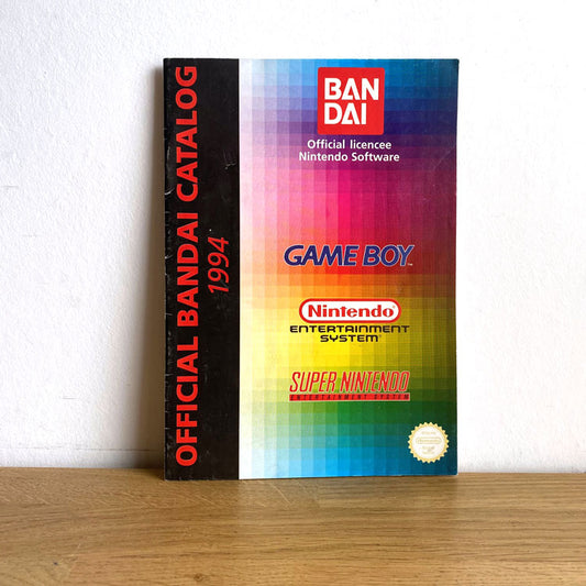 Official Bandai Catalog 1994 Nintendo