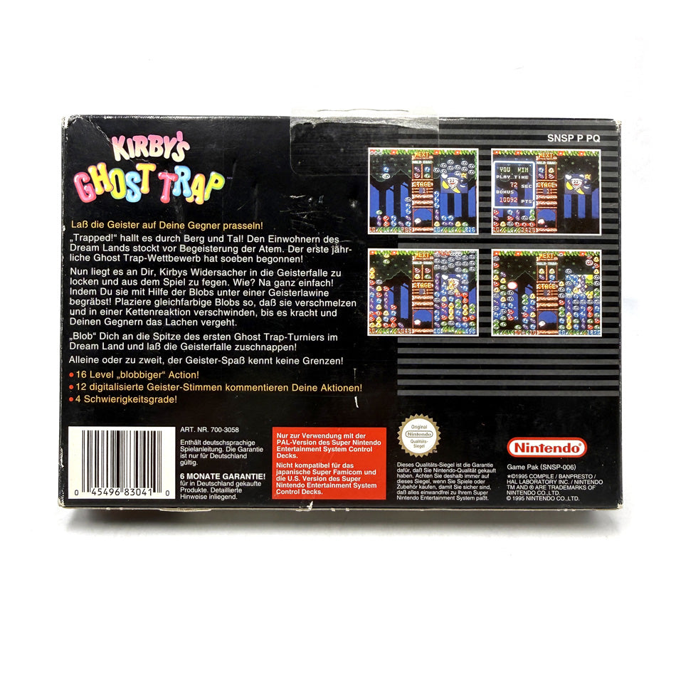 Kirby's Ghost Trap Super Nintendo