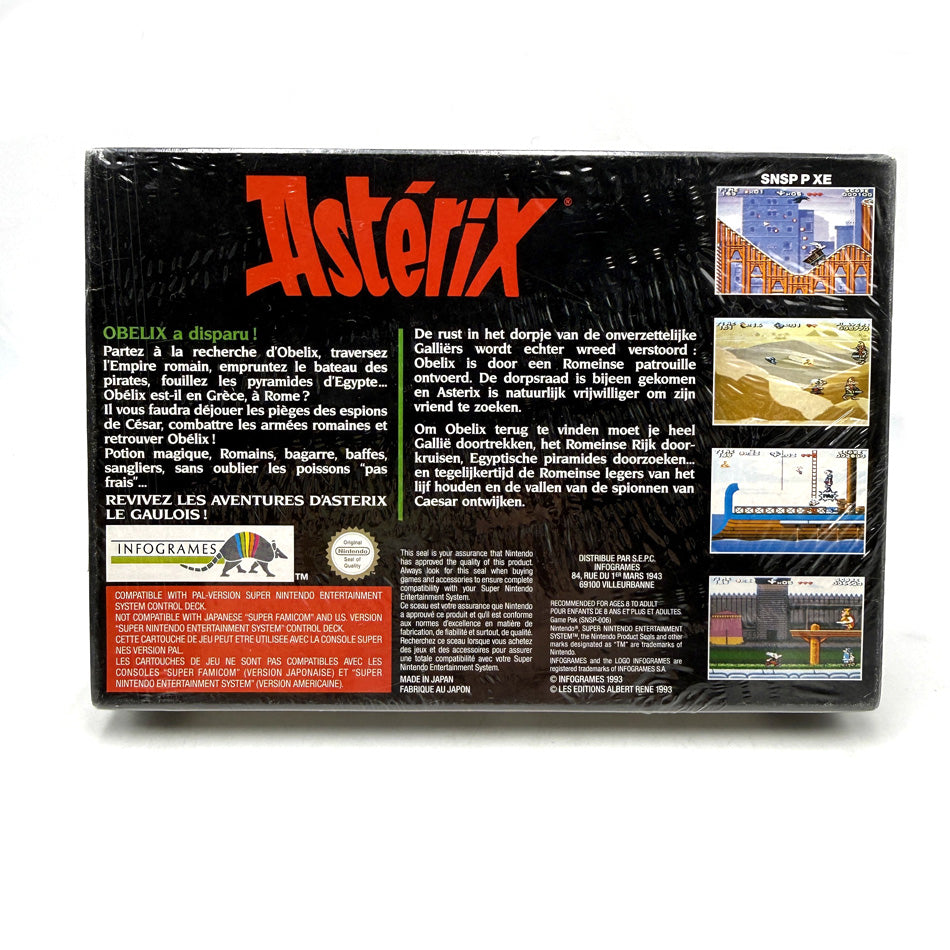 Astérix Super Nintendo (Neuf sous blister)