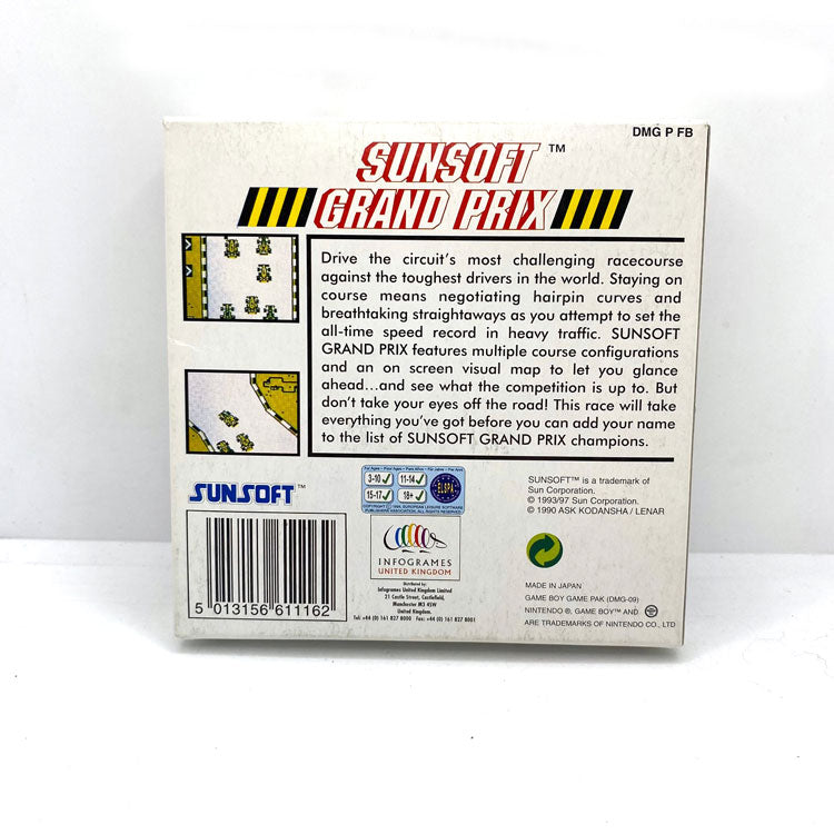 Sunsoft Grand Prix Nintendo Game Boy