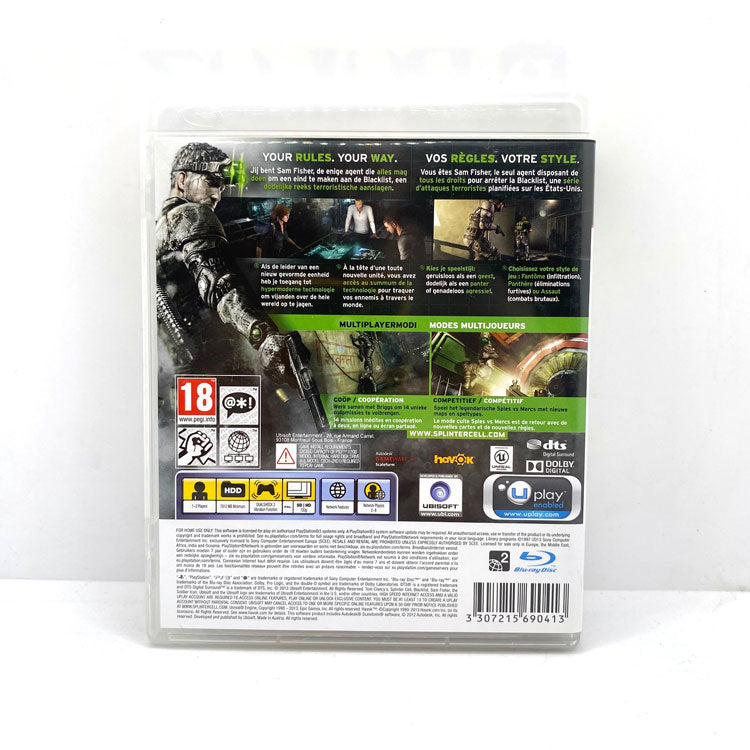 Tom Clancy's Splinter Cell Blacklist Playstation 3