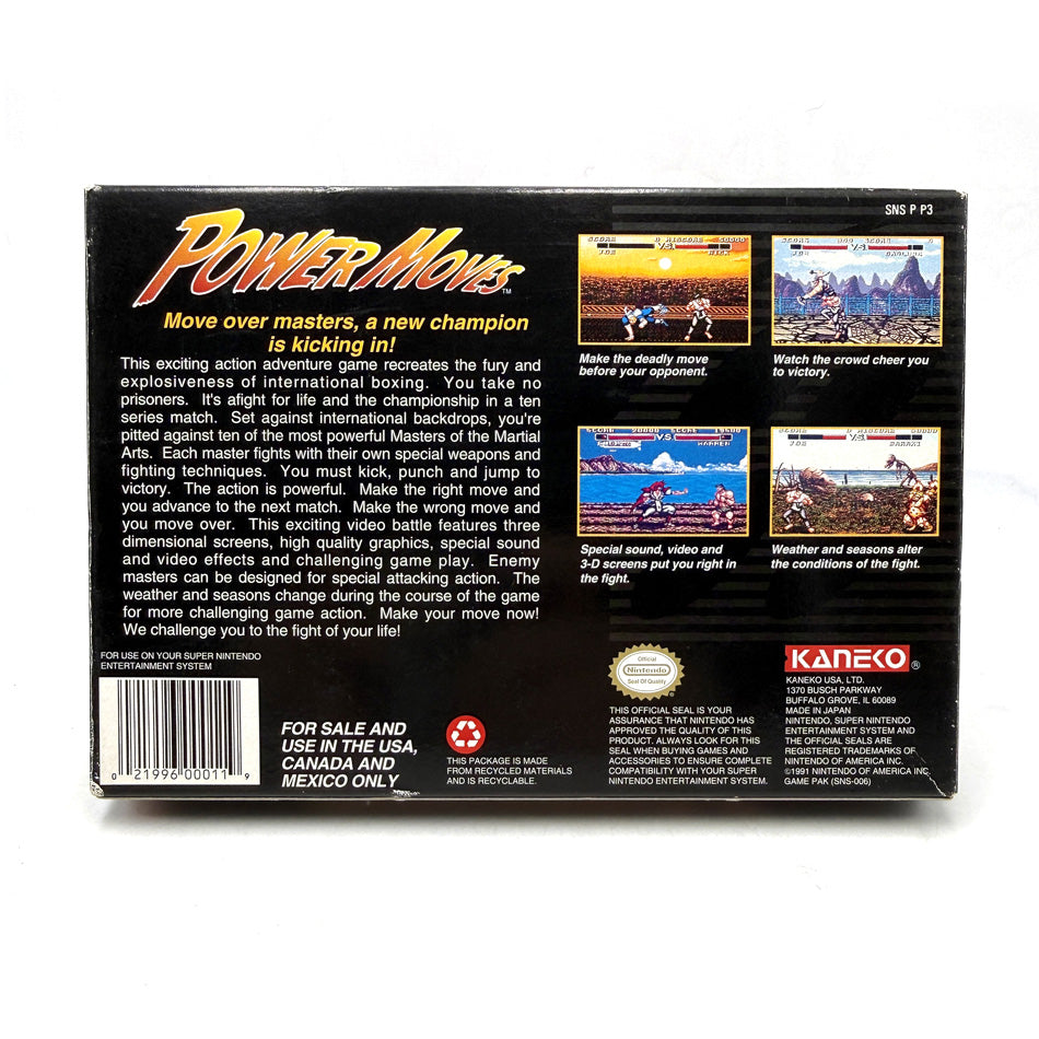 Power Moves Super Nintendo (US)