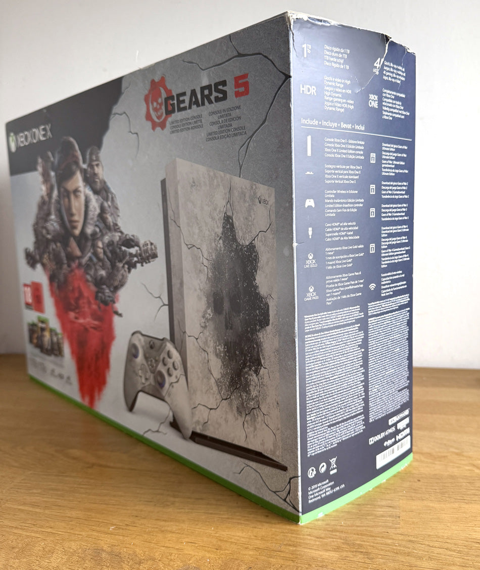gears 5 xbox one x Xbox One X Gears 5 Limited Edition Console (1TB) – Retromania