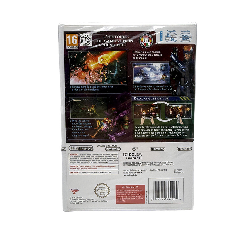 Metroid Other M Nintendo Wii (Neuf sous blister)