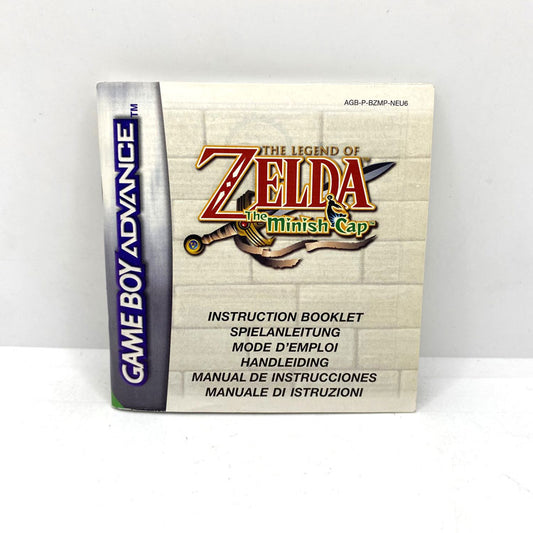 Notice The Legend Of Zelda The Minish Cap Game Boy Advance