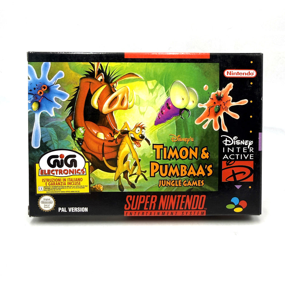 Timon & Pumbaa's Jungle Games Super Nintendo