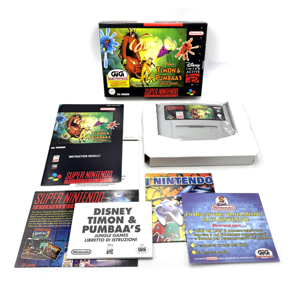 Timon & Pumbaa's Jungle Games Super Nintendo