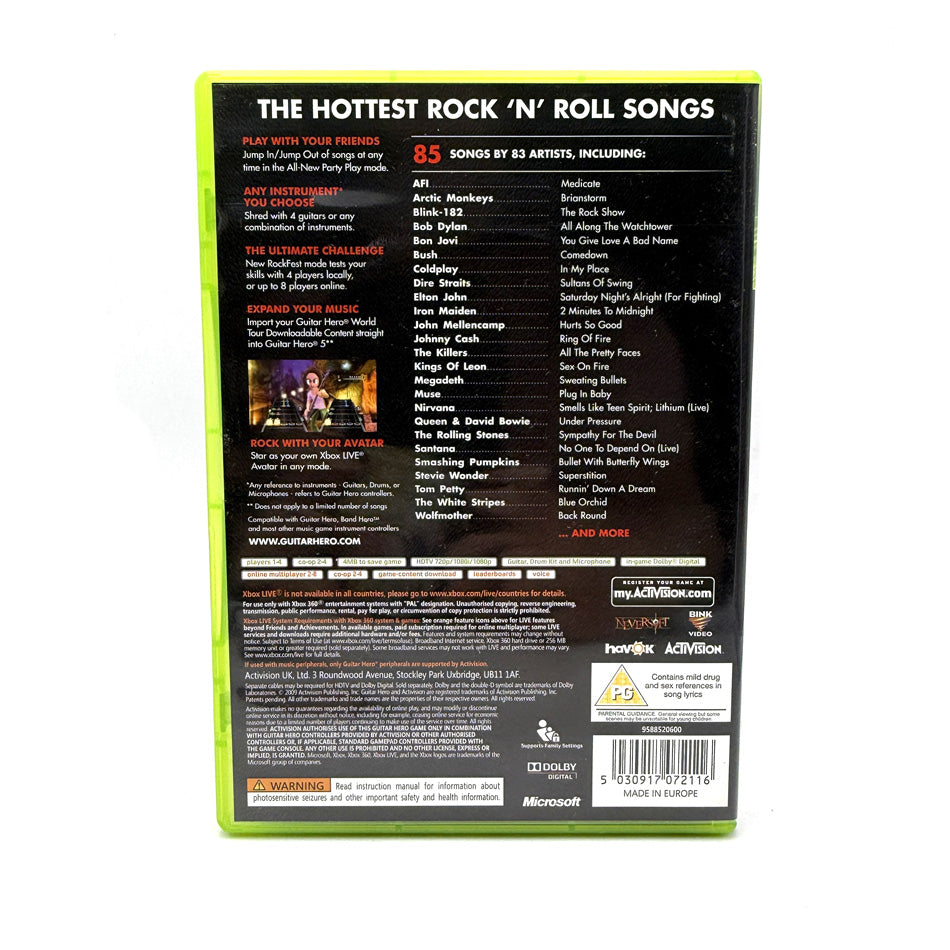 Guitar Hero 5 Xbox 360