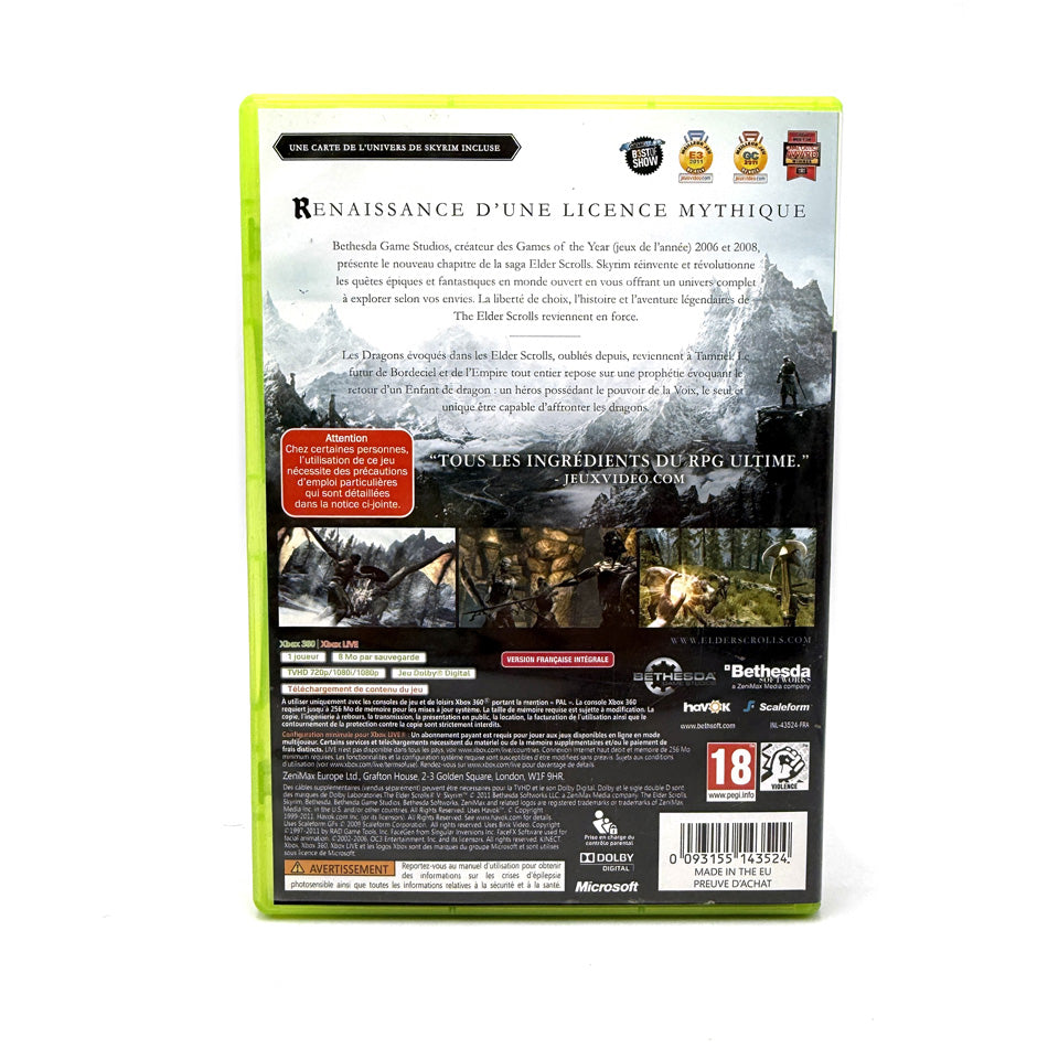The Elder Scrolls V Skyrim Xbox 360