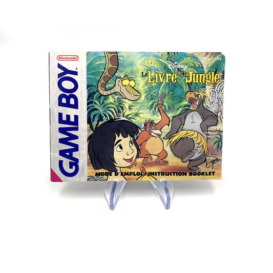 Notice Le Livre de la Jungle Nintendo Game Boy