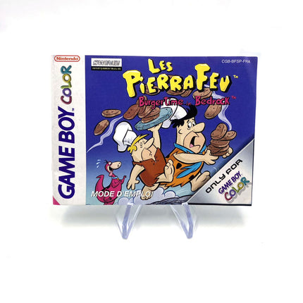 Notice Les Pierrafeu Burgertime In Bedrock Nintendo Game Boy Color