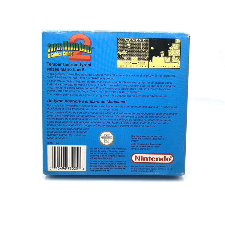 Super Mario Land 2 6 Golden Coins Nintendo Game Boy