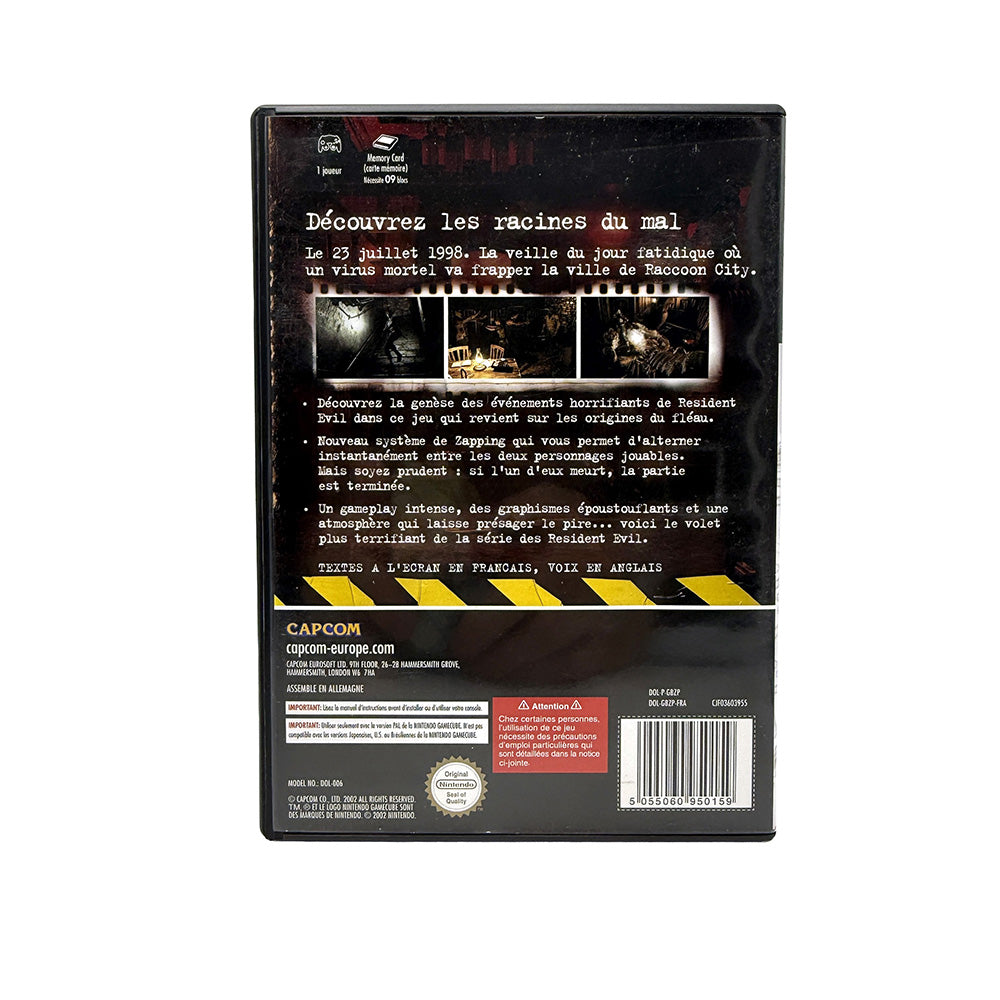 Resident Evil Zero Nintendo Gamecube