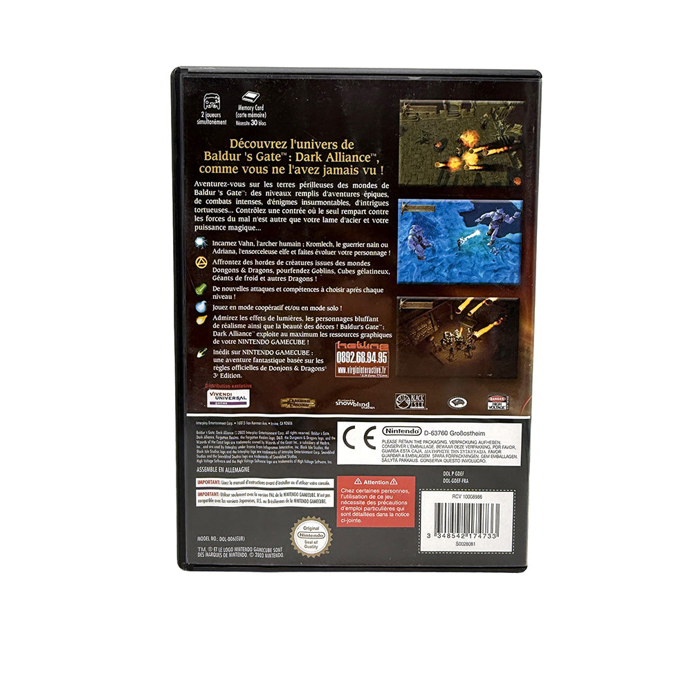 Baldur's Gate Dark Alliance Nintendo Gamecube