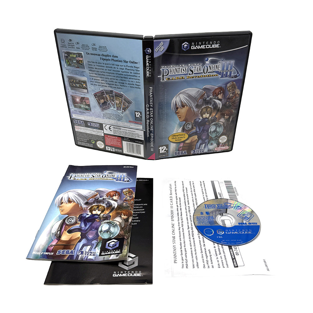 Phantasy Star Online Episode III C.A.R.D. Revolution Nintendo Gamecube