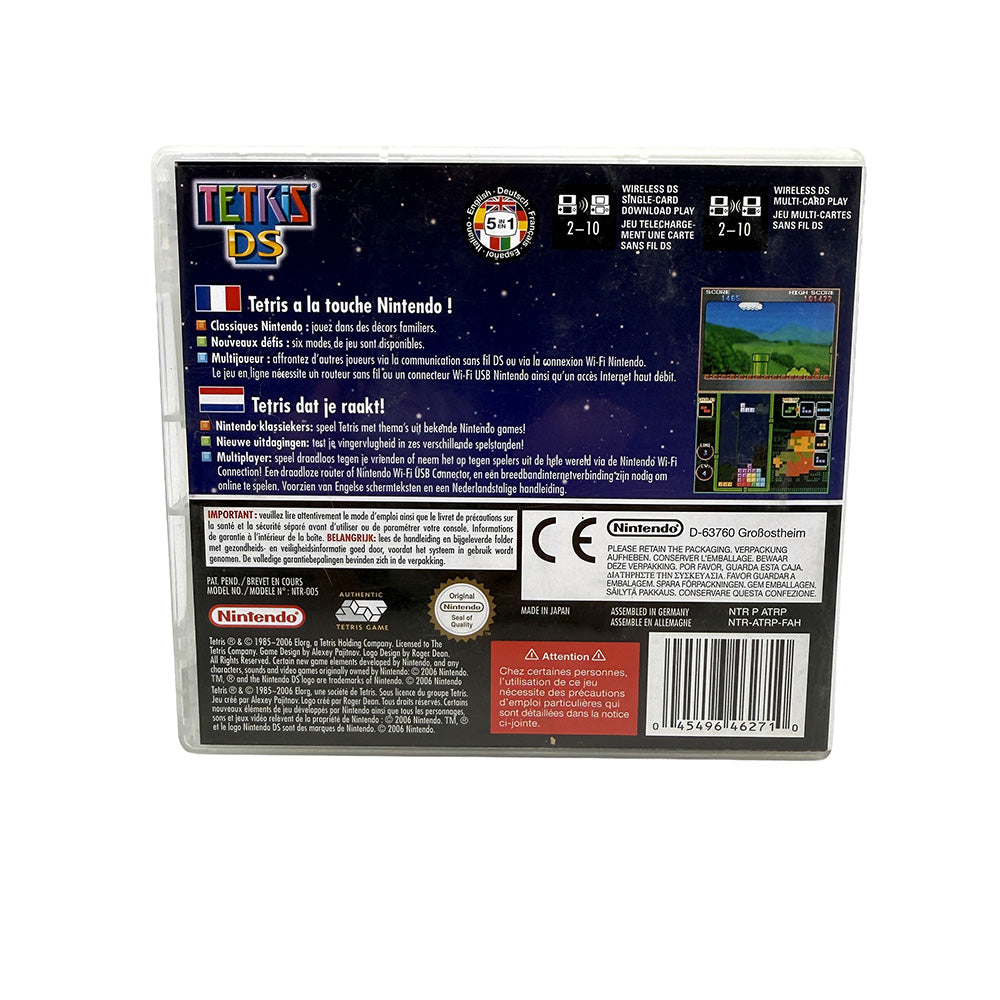 Boite et notices Tetris DS Nintendo DS (Pas de jeu)