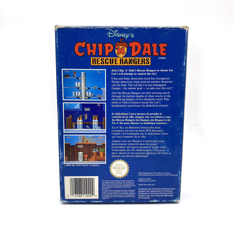 Chip'N Dale Rescue Rangers Nintendo NES 