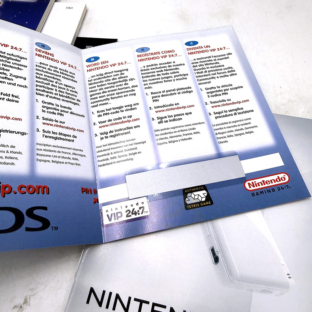 Boite et notices Tetris DS Nintendo DS (Pas de jeu)