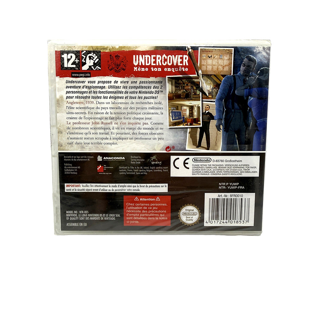 Undercover Mène Ton Enquête Nintendo DS (Neuf sous blister)