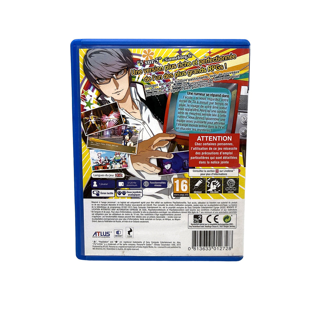 Persona 4 Golden PlayStation PS Vita