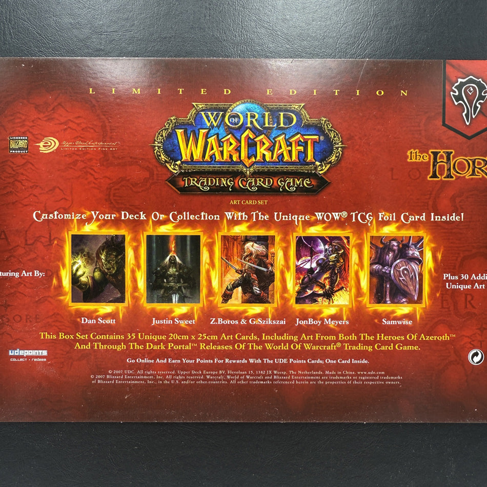 World Of Warcraft Trading Card Game Art Card Set The Horde (2007)