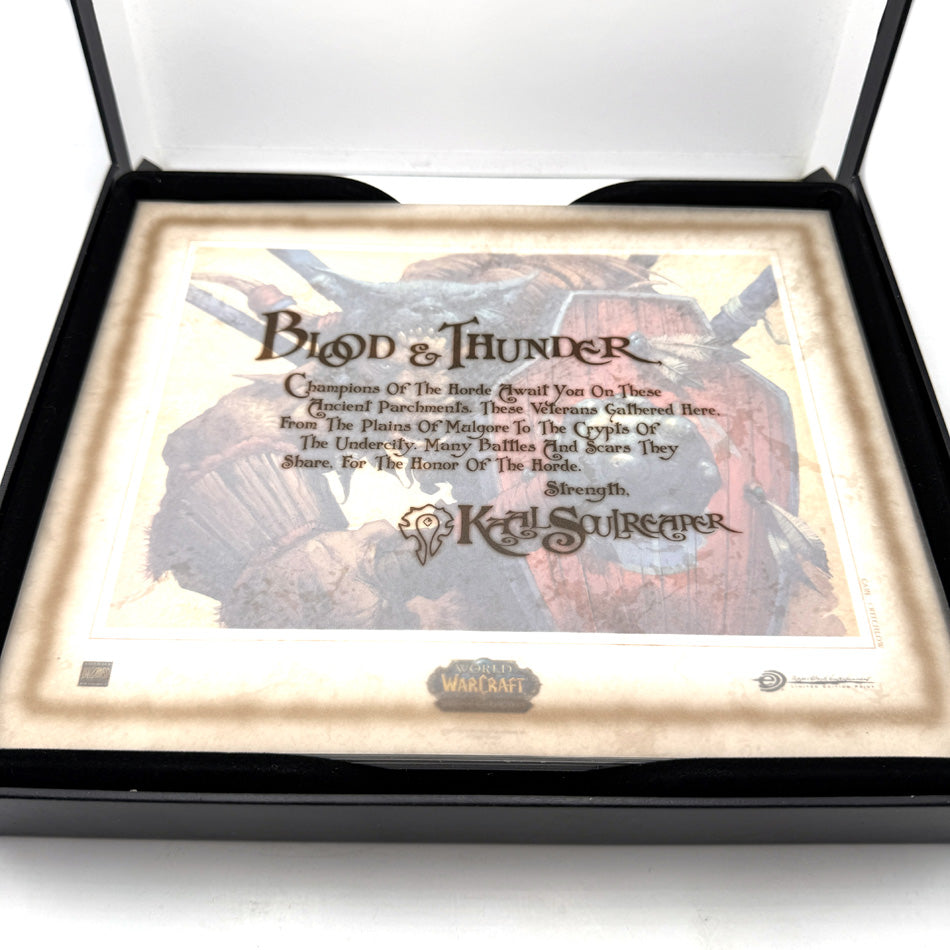 World Of Warcraft Trading Card Game Art Card Set The Horde (2007)