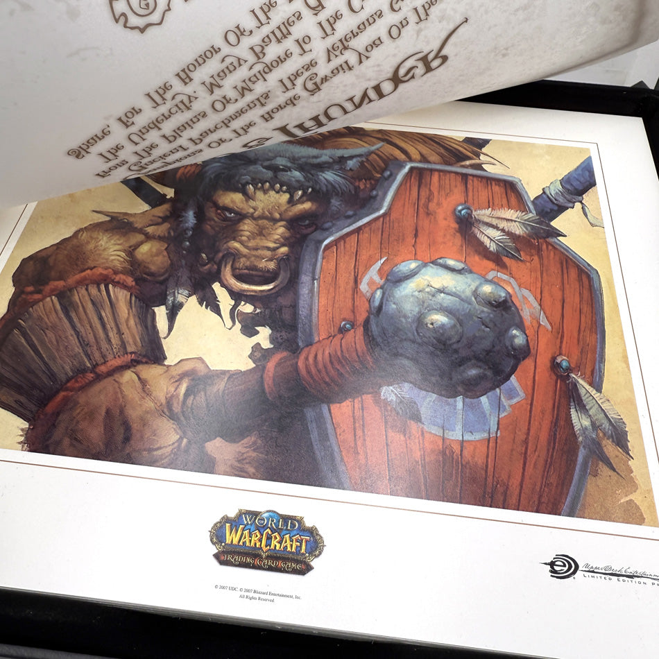 World Of Warcraft Trading Card Game Art Card Set The Horde (2007)