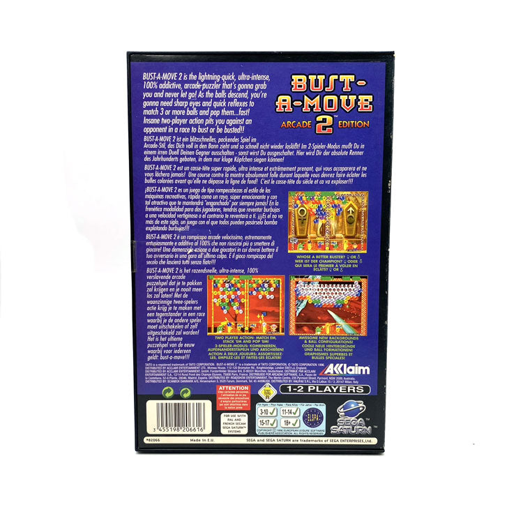 Bust-A-Move 2 Arcade Edition Sega Saturn