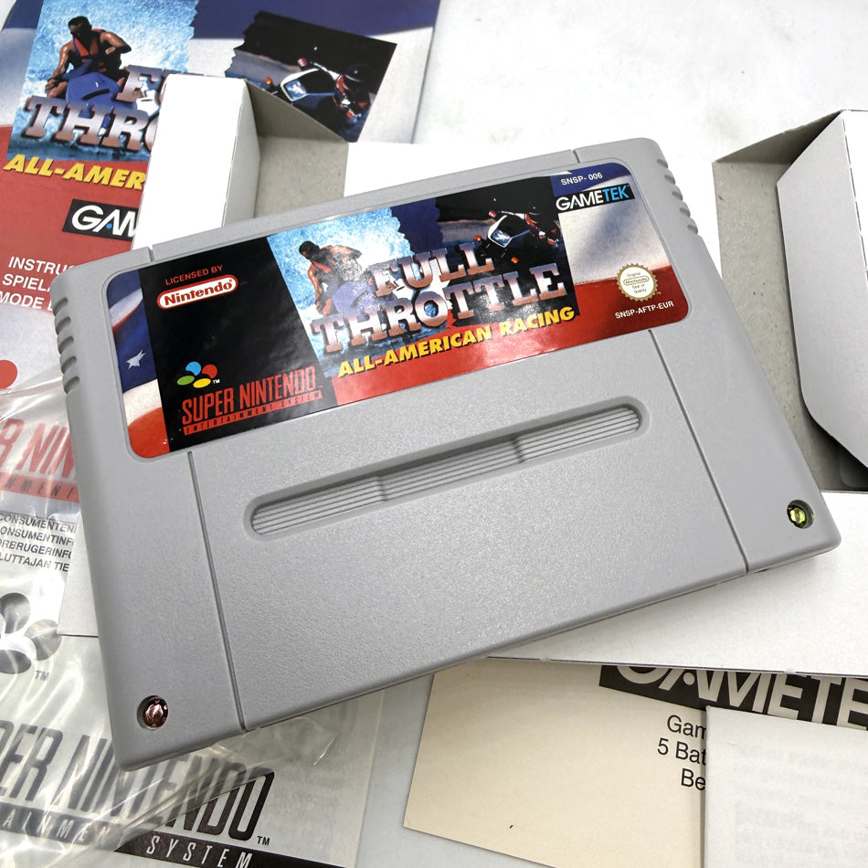 Full Throttle All-American Racing Super Nintendo