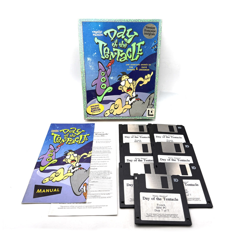 Maniac Mansion Day Of The Tentacle PC Big Box