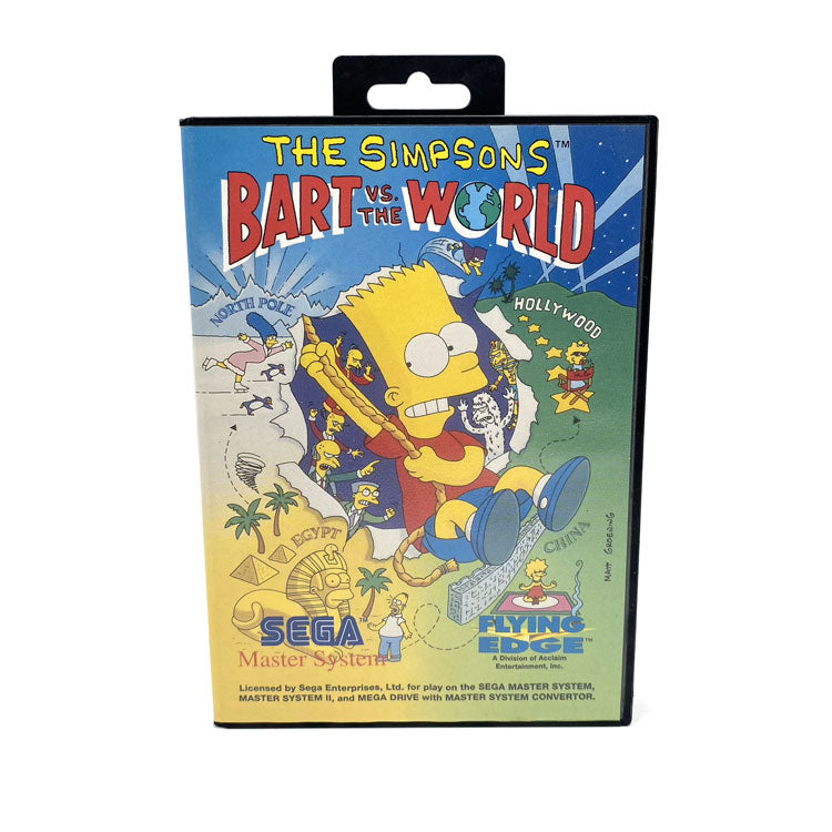 The Simpsons Bart Vs. The World Sega Master System